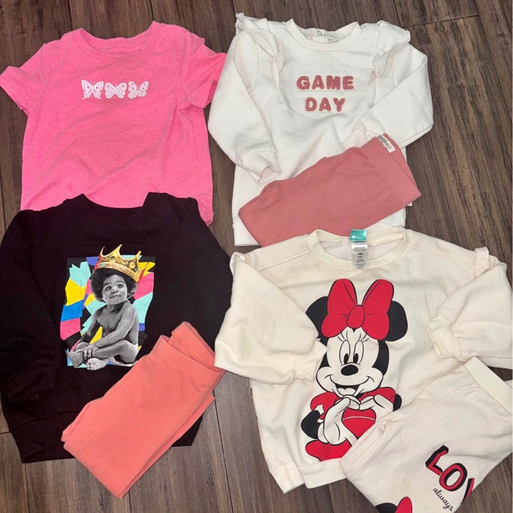 Kids Graphic Sweatshirts and Pants Set